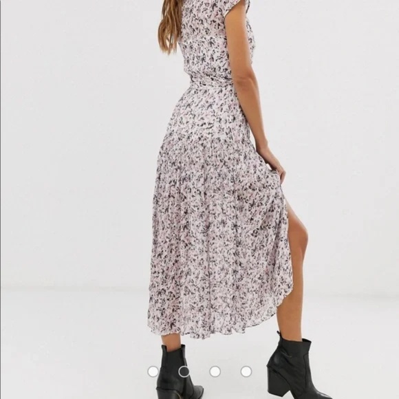 All Saints Alix Freefall Dress Floral Size Large - Picture 4 of 6